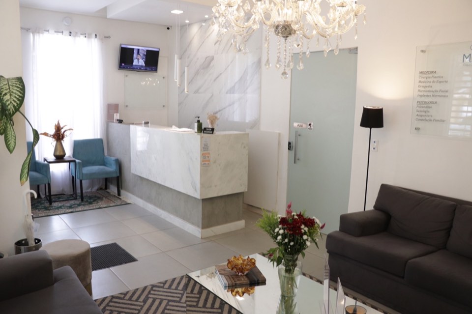 Recepção da Clínica Alteani